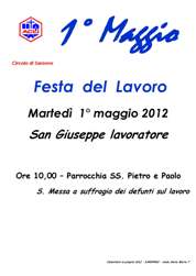 Depliant festa 1 maggio