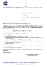 Convocazione assemblea