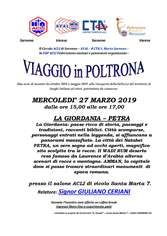 Locandina viaggi in poltrona