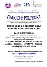 Locandina viaggi in poltrona