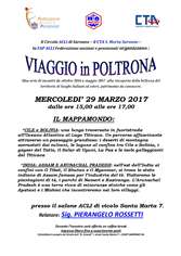 Locandina viaggi in poltrona