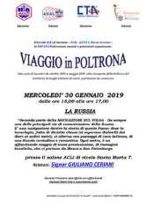 Locandina viaggi in poltrona